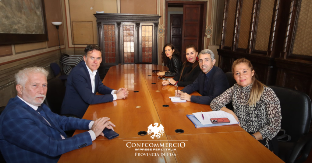 Confcommercio Pisa Centro incontra il Sindaco Conti